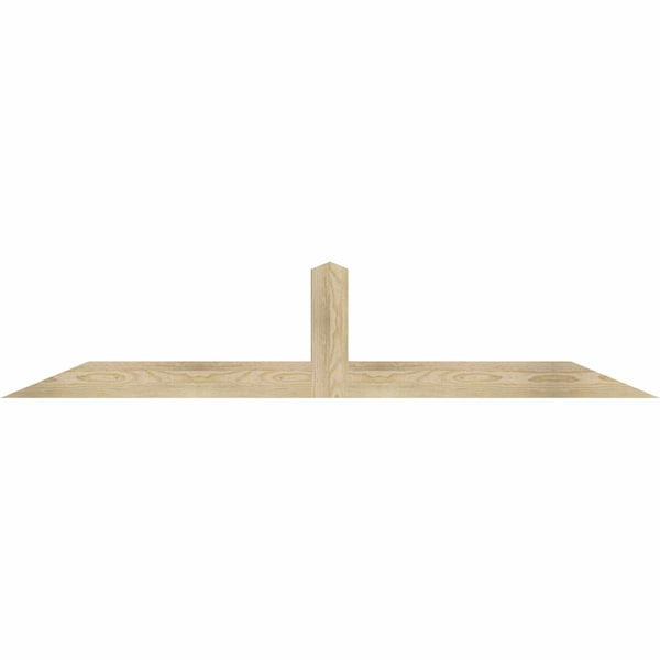 Ekena Millwork Portland Rough Sawn Timber Gable Bracket, Douglas Fir, 72"W x 15"H x 2"D x 4"F, 5/12 Pitch GBW072X15X0204POR00RDF - main